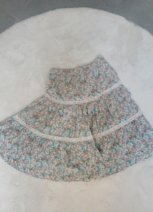 Jupe à fleurs vintage, marque: Inconnu, état: Bon état, taille: XXS / 32 / 4, 4,00 €, 4,90 € Protection acheteurs incluse