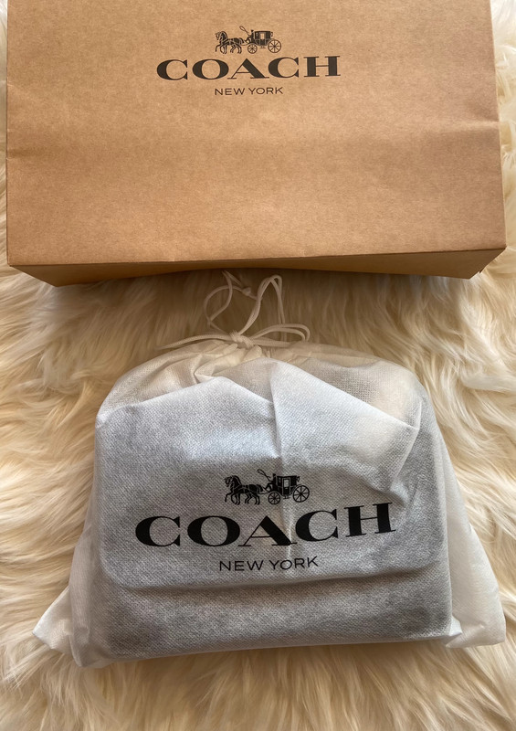 Coach Damen Tasche Crossbody original C Logo Canvas Leder braun schwarz Neu mit Verpackung