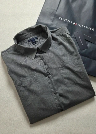 Chemise Unie Grise Tommy Hilfiger Taille XL, brand: Tommy Hilfiger, condition: Very good, size: XL, €12.00, €13.30 includes Buyer Protection