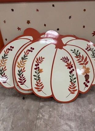 Autumn-Table Mats-Set of 4 Cream Pumpkin Design, brand: Cream, condition: New without tags, £19.00, £20.65 includes Buyer Protection