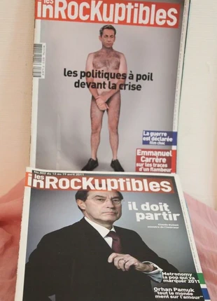 Les Inrockuptibles "Les politiques à poil devant la crise", etc, condition: Very good, €2.00, €2.80 includes Buyer Protection