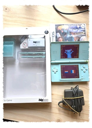 Nintendo DS Lite turquoise + jeu Ratatouille + pack BigBen complet, brand: Nintendo, condition: Good, €47.51, €50.59 includes Buyer Protection