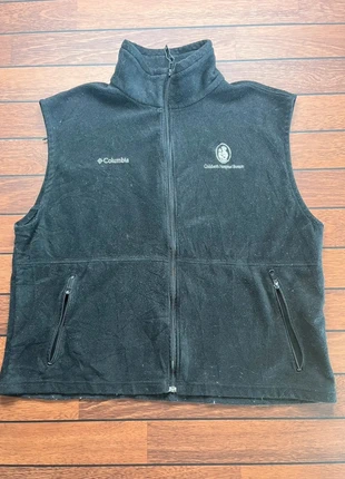 Gilet polaire dans manches Columbia Steens Mountain noir logo brodé - Taille XL Homme, marca: Columbia, estado: Bueno, tamaño: XL, 10,00 €, 11,20 € Protección al comprador incluida