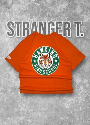 Stranger Things - Tee Shirt Imprimé Logo 90s HipHop Premium Tiger University Manches Courtes Large, marque: Stranger Things, état: Très bon état, taille: L, 30,00 €, 32,20 € Protection acheteurs incluse