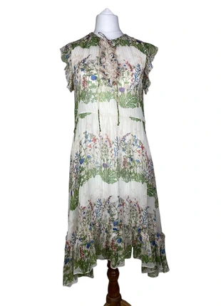 Robe d’été maje à paillettes et motif floral taille 34/XS, marque: Maje, état: Très bon état, taille: XS / 34 / 6, 22,00 €, 23,80 € Protection acheteurs incluse