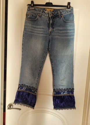 Pantalón vaquero fantasía tobillero, marque: JNCO, état: Très bon état, taille: S / 36 / 8, 10,00 €, 11,20 € Protection acheteurs incluse