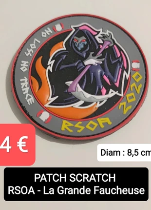Patch Scratch - La Grande Faucheuse, brand: sans marque, condition: Very good, €4.00, €4.90 includes Buyer Protection