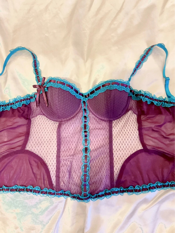 Bustier violet y2k 3