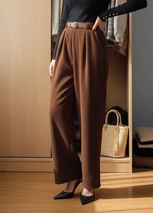 Pantalon droit côtelé marron – Taille S, marque: Novéa, état: Très bon état, taille: S / 36 / 8, 39,90 €, 42,60 € Protection acheteurs incluse