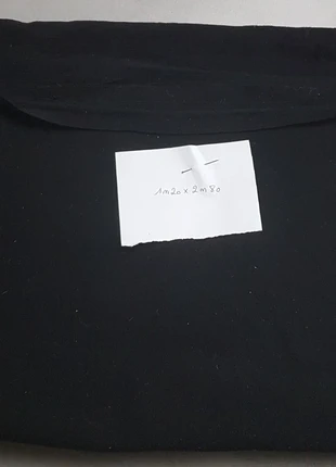 tissu noir tricot à maille fines coton / polyester/ eélasthanne, état: Neuf sans étiquette, 13,00 €, 14,35 € Protection acheteurs incluse