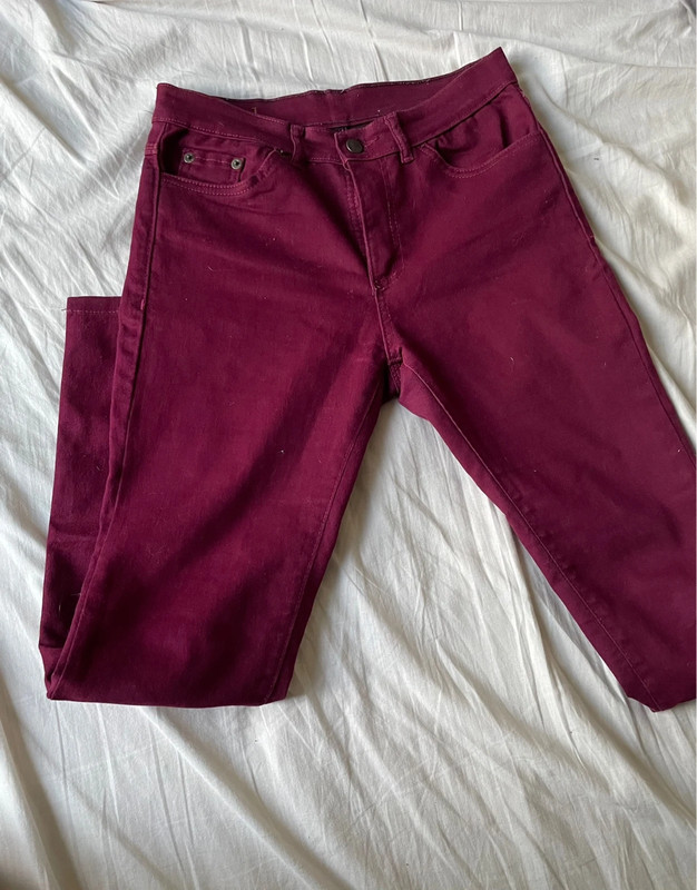 Pantalon couleur vino 1