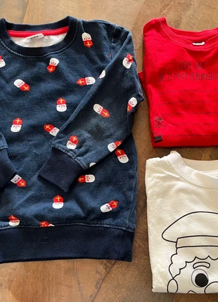 Leuke sinterklaas trui en shirtjes 98/104, brand: Zeeman, condizioni: Ottime, taglia: 3 anni / 98 cm, €10.00, €11.20 include la Protezione acquisti