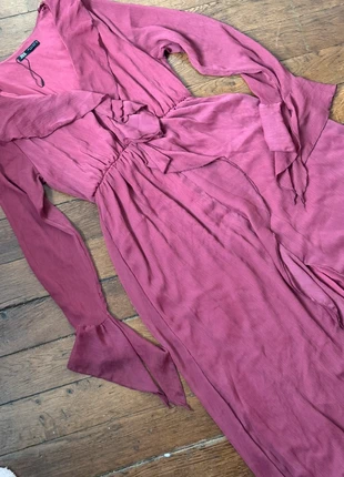 Robe longue bohème rose 🎀, marke: Zara, zustand: Sehr gut, größe: S / 36 / 8, 9,00 €, 10,15 € inklusive Vinted-Käuferschutz