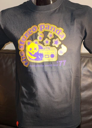 T-shirt Stereo Panda Vintage Noir et violet, marca: Original, estado: Bueno, tamaño: S, 10,00 €, 11,20 € Protección al comprador incluida