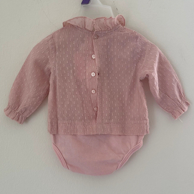 Zara Baby Girl Onesie in Pink 2