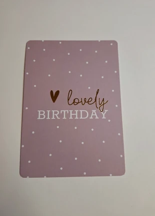 Lovely birthday cadeaukaartje lila, estado: Nuevo sin etiquetas, 1,00 €, 1,75 € Protección al comprador Pro incluida