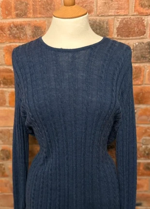 💙 Luxury David Nieper Pure New Wool Cable Knit Jumper, brand: David Nieper, condition: Very good, size: Other, £12.80, £14.14 includes Buyer Protection