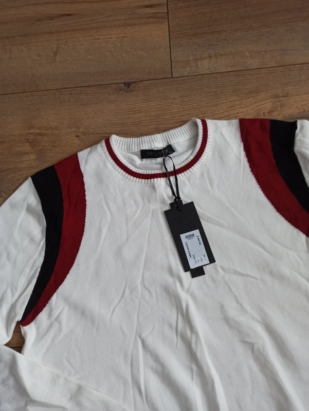 Pull blanc homme manches longues XL - photo numéro 2