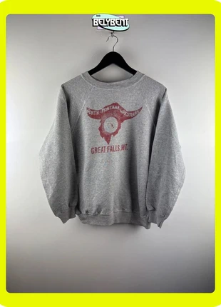Sweat US  Gris chiné Montana Hanes Taille L (DA923), brand: Hanes, condition: Good, size: L, €10.00, €11.20 includes Buyer Protection Pro