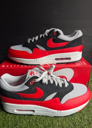 Nike air max 1 ess mens UK 10 EU 45 crimson/black, brand: Nike Air, condition: New with tags, size: 10, £79.99, £84.69 includes Buyer Protection Pro