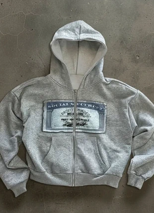 Sweat à capuche zippé Y2k/vintage, marque: y2k, état: Très bon état, taille: M, 39,90 €, 42,60 € Protection acheteurs incluse