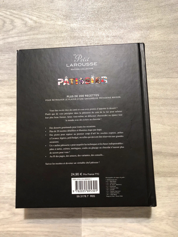Le girl's book de la pâtisserie - Editions Larousse - Le Coin du livre