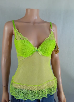 Splendide nuisette verte fluo Réf : 1460725, brand: soleil sucre, condition: New with tags, size: 75B, €3.00, €3.85 includes Buyer Protection Pro