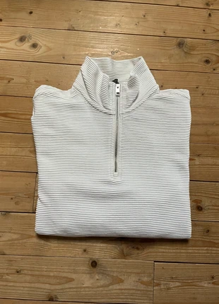Half zip/pull camionneur blanc H&M taille S, brand: H&M, condition: Good, size: S, €7.00, €8.05 includes Buyer Protection