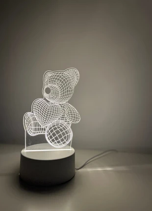 Lampe LED 3D Ours Teddy, marque: Unique, état: Neuf avec étiquette, 9,90 €, 11,10 € Protection acheteurs incluse