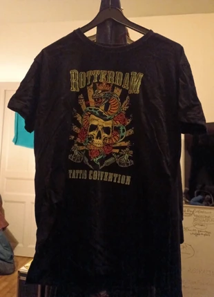 T shirt Rotterdam imprimé noir, brand: sol's, condition: Very good, size: L, €10.00, €11.20 includes Buyer Protection