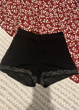 Short noir avec strass vintage pour femme, brand: Vintage Dressing, condition: Very good, size: S / 36 / 8, €6.00, €7.00 includes Buyer Protection