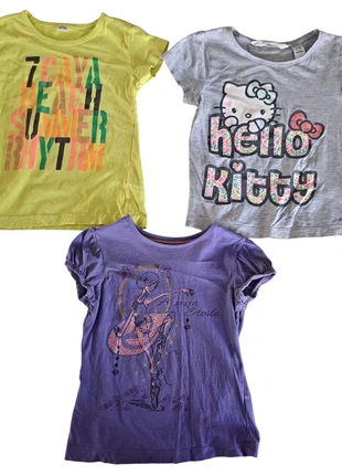 Lot de 3 t-shirts MC fille 3/4 ans tachés/troués, brand: H&M, condition: Satisfactory, size: 3 years / 98 cm, €1.50, €2.28 includes Buyer Protection