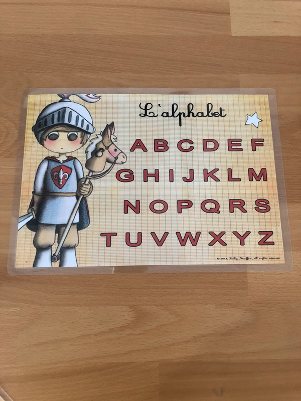 Cartes apprentissage Alphabet - Tables d’addition - Tables de multiplication 2