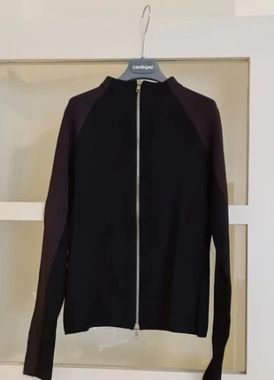 Pull cardigan à doubles tirettes noir et brun list 36 S, brand: LIST, condizioni: Ottime, taglia: S / IT 40 / EU 36, €14.00, €15.40 include la Protezione acquisti