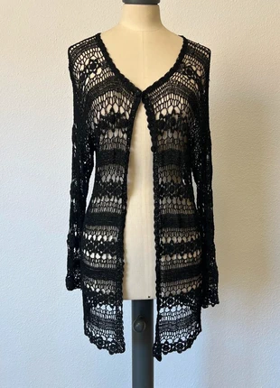 Cárdigan crochet con flores y botones Vintage, marque: Vintage Dressing, état: Très bon état, taille: Taille unique, 25,00 €, 26,95 € Protection acheteurs incluse