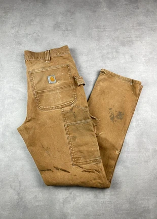 Pantalon carhartt double knee workwear baggy marron vintage - Taille 32x32, marca: Carhartt, estado: Muy bueno, tamaño: W32 | ES 42, 30,00 €, 32,20 € Protección al comprador Pro incluida