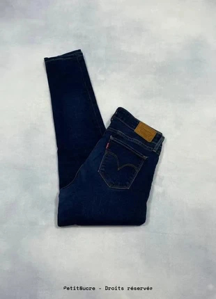 Jean Levi's 711 Skinny Bleu marine Slim High Rise Denim Pant - S w27 /2149V, marca: Levi's, estado: Muito bom, tamanho: S / 36 / 8, €24.00, €25.90 inclui Proteção do Comprador Pro