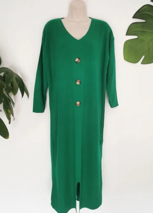 Robe pull verte côtelée Shein Taille Unique, brand: Shein, condition: Very good, size: One size, €16.00, €17.50 includes Buyer Protection Pro