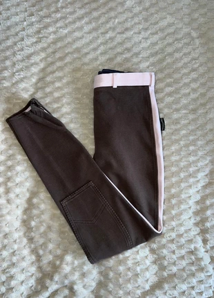 Pantalons d'équitations Equi Thème marron et rose femme - Taille S - Bon état, marque: Equi Théme, état: Très bon état, taille: S / 36 / 8, 10,00 €, 11,20 € Protection acheteurs incluse