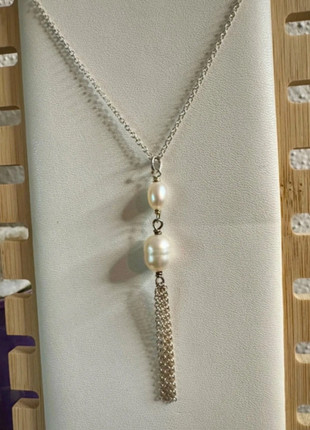 Exceptionnel 🤩 Collier élégant en argent et véritables perles nacrées, marque: Argent, état: Très bon état, 13,00 €, 14,35 € Protection acheteurs incluse