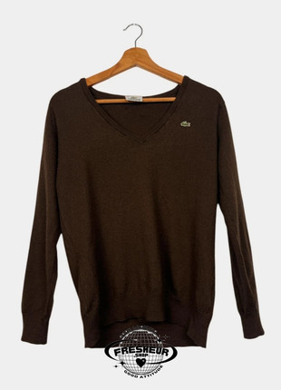 Pull Légé Col V Lacoste Sweat Marron - M (B136), brand: Lacoste, condizioni: Ottime, taglia: M / IT 42 / EU 38, €39.02, €41.67 include la Protezione acquisti Pro