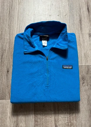 Veste polaire Patagonia Synchilla bleue 1/4 de zip en polyester homme - Taille M, marque: Patagonia, état: Très bon état, taille: M, 48,25 €, 51,36 € Protection acheteurs (Pro) incluse