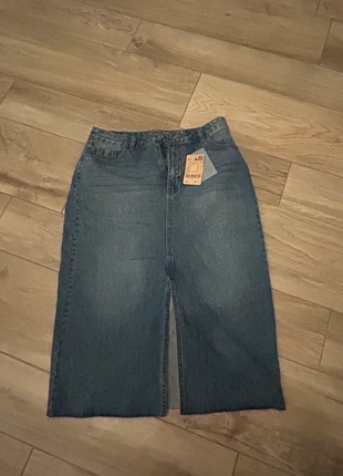 Jupe Jean, marque: Promod, état: Neuf avec étiquette, taille: XL / 42 / 14, 16,00 €, 17,50 € Protection acheteurs incluse