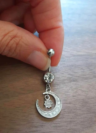 🌙 Piercing nombril lune & étoile – neuf, brand: Etoile, condition: New without tags, €6.50, €7.53 includes Buyer Protection