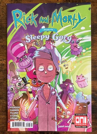 Rick and Morty presents Sleepy Gary #1 💥 Kit Wallace Variant 💥 September 2018 - Oni Press, staat: Heel goed, € 9,90, € 11,10 inclusief Kopersbescherming Pro