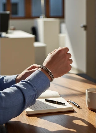 Bracelet unisex thick silver snake chain, condizioni: Ottime, €14.00, €15.40 include la Protezione acquisti