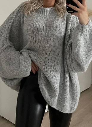 Pull d’hiver oversize gris, brand: Made In Italy, condizioni: Nuovo con cartellino, taglia: Taglia unica, €28.00, €30.10 include la Protezione acquisti