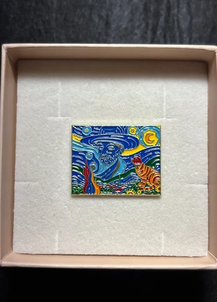 Spilla gatto van gogh, marca: Van Gogh, estado: Novo com etiquetas, €2.50, €3.33 inclui Proteção do Comprador