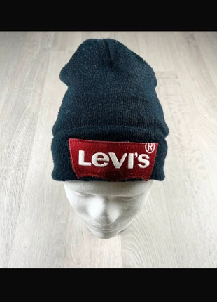 Bonnet Levi’s bleu marine logo rouge brodé Made in Italy, marca: Levi's, estado: Muy bueno, tamaño: Talla única, 4,50 €, 5,43 € Protección al comprador incluida