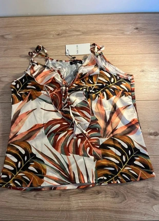 Blouse jade & me | Motif de feuille | Taille S, marque: Jade & me, état: Neuf avec étiquette, taille: S / 36 / 8, 10,00 €, 11,20 € Protection acheteurs incluse